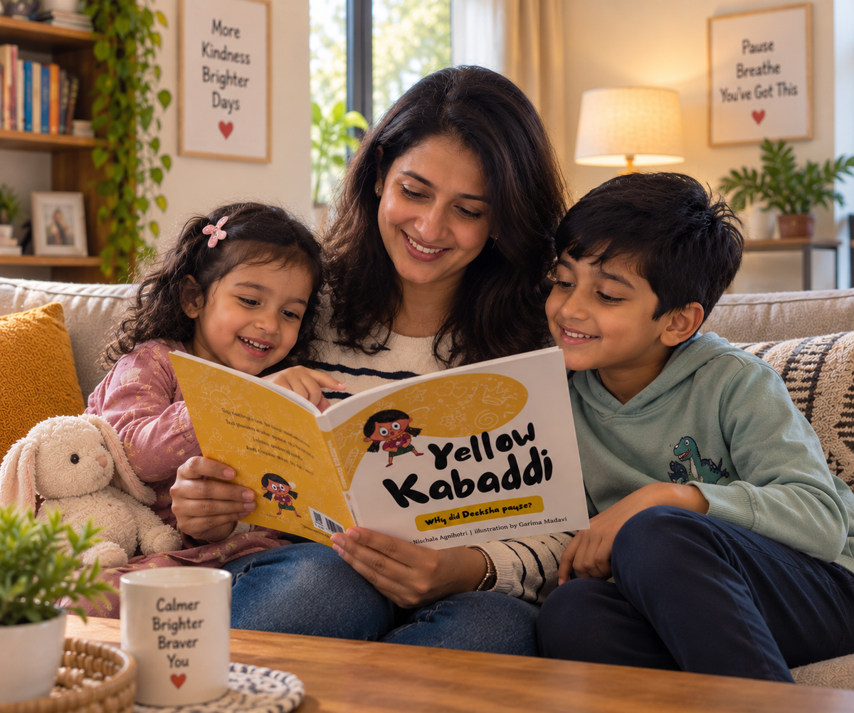 Yellow Kabaddi Family Space | Book + Card game